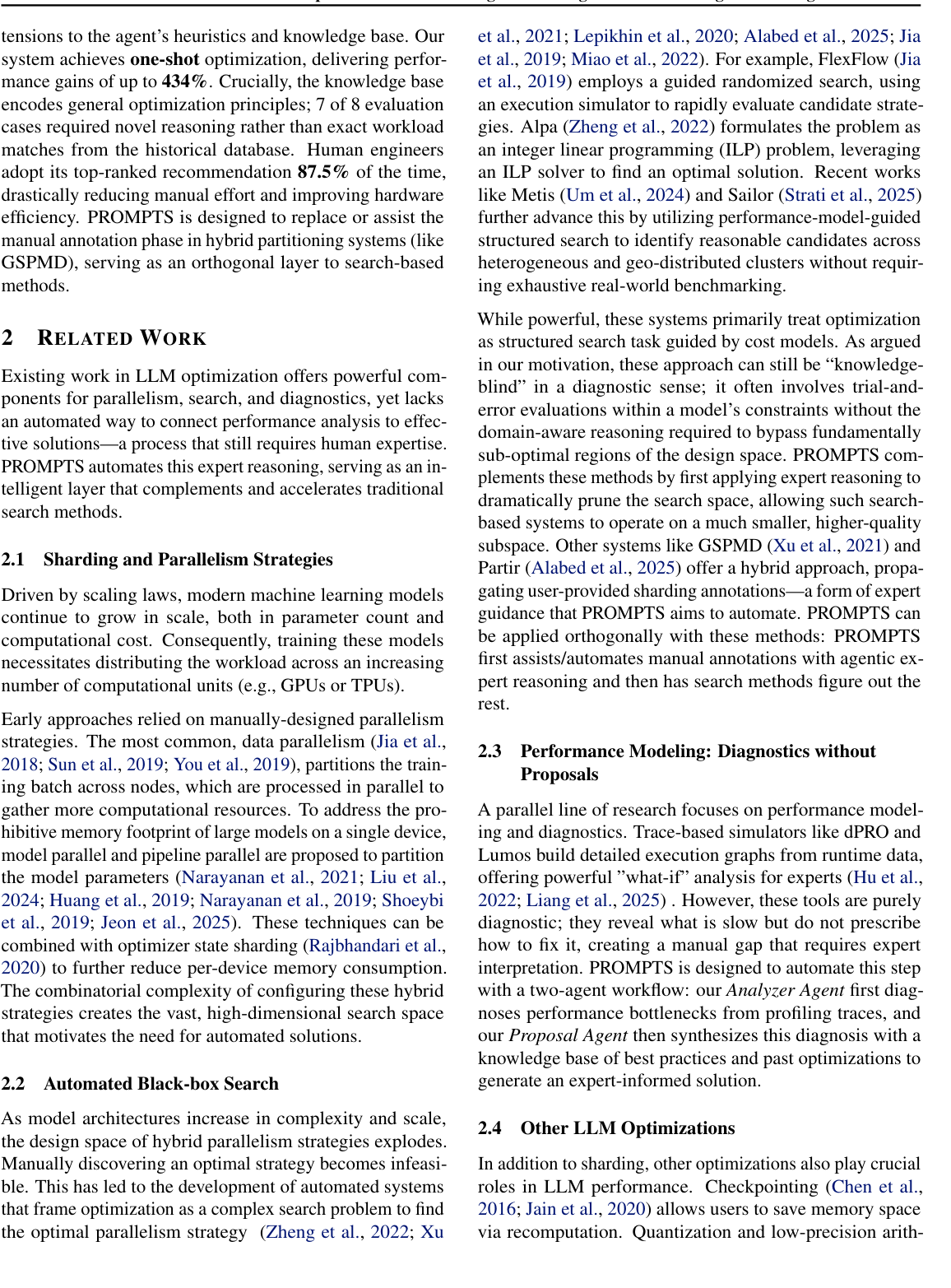 PROMPTS: Performance Optimization via Multi-Agent Planning for LLM Training and Serving 原论文 Figure 2