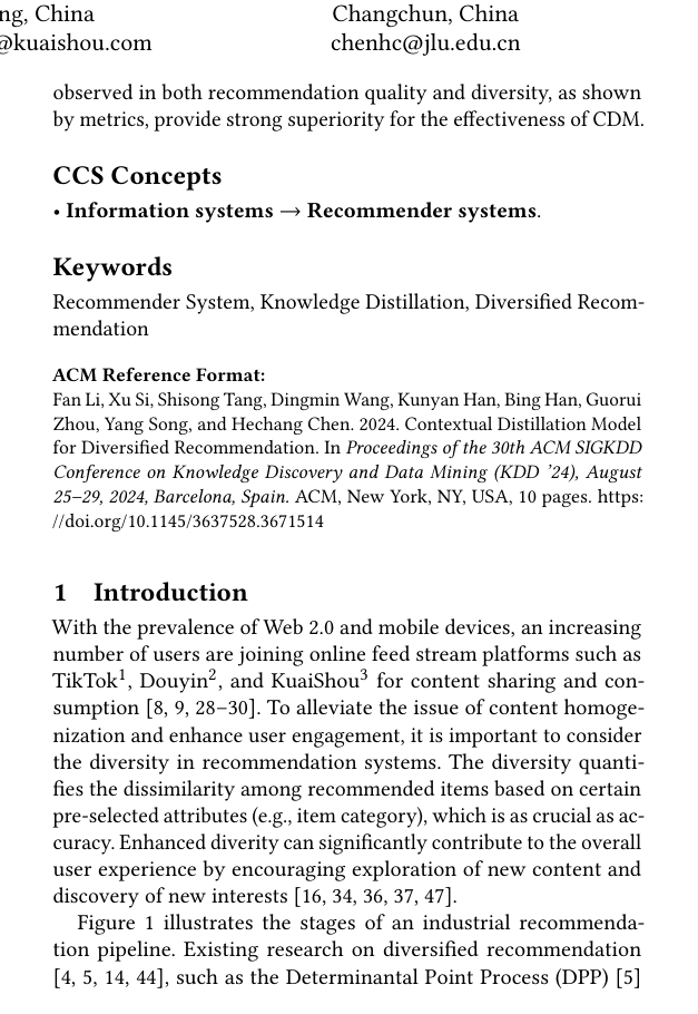 Contextual Distillation Model for Diversified Recommendation 原论文 Figure 1