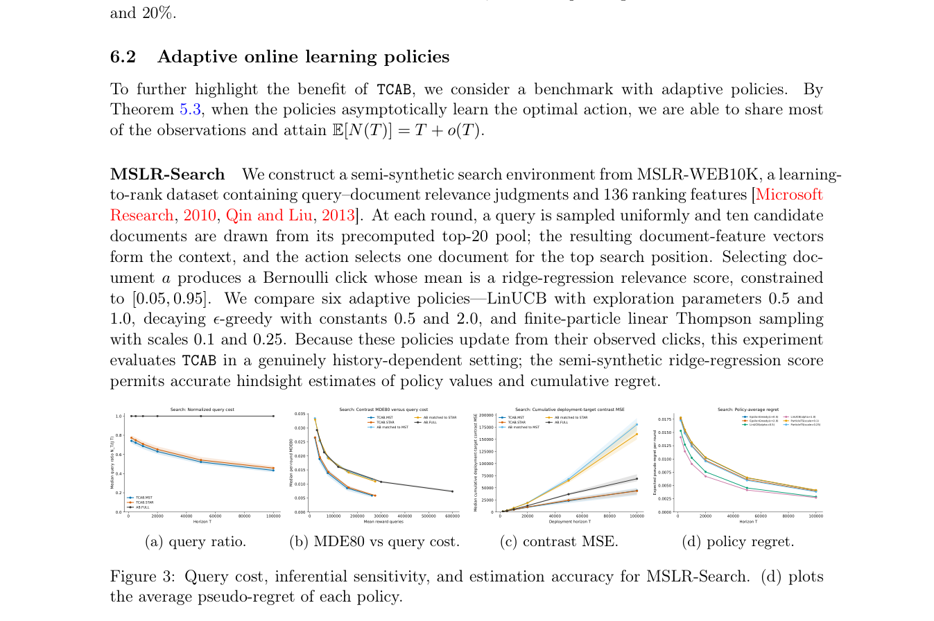 Fast A/B/n Testing: Exact Multi-Policy Comparison via Tree-Coupled Feedback Sharing 原论文 Figure 3